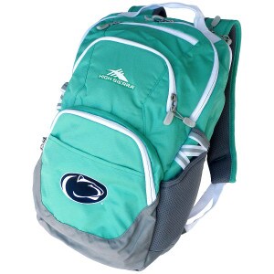 aquamarine backpack with Athletic Logo image